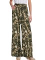 παντελόνι υφασμάτινο ale παντελόνα φλοράλ σατέν υφή 8919235-multicolor γυναικείο