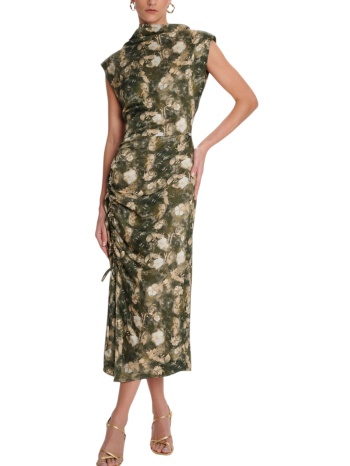 φόρεμα ale μακρύ φλοράλ σατέν υφή 8919237-multicolor σε προσφορά