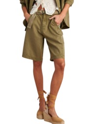 βερμούδα attrattivo βερμούδα με ζώνη 9920463-khaki γυναικείο