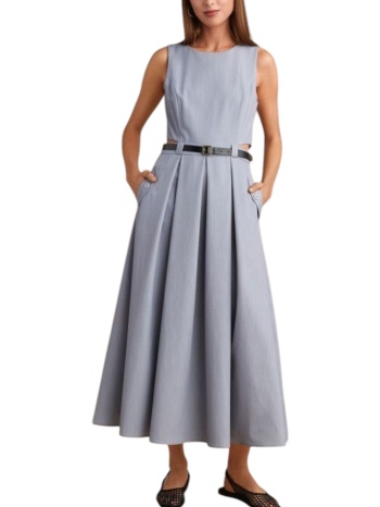 φόρεμα attrattivo αμάνικο με cut-out 9921204-grey γυναικείο σε προσφορά