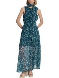 φόρεμα ale μεσάτο εμπριμέ 8920732-petrol γυναικείο