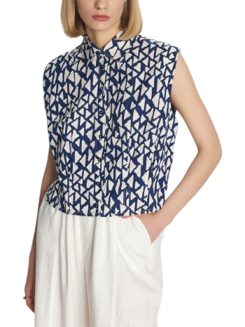 πουκάμισο κοντομάνικο ale αμάνικο με μοτίβα 8920734-blue σε προσφορά