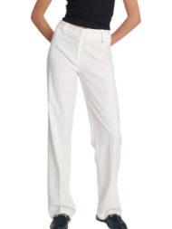 παντελόνι υφασμάτινο ale formal ίσια γραμμή 8921094-white γυναικείο
