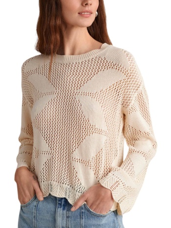 μπλούζα μακρυμάνικη attrattivo με διάτρητη πλέξη σε προσφορά