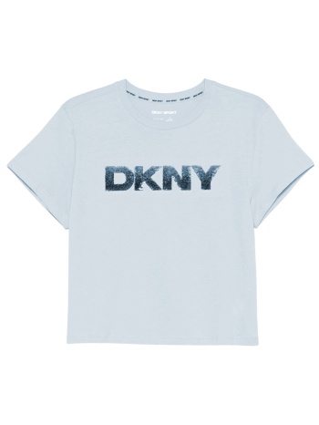 μπλούζα κοντομάνικη dkny sport logo με πούλιες dp4t1035-ra7 σε προσφορά