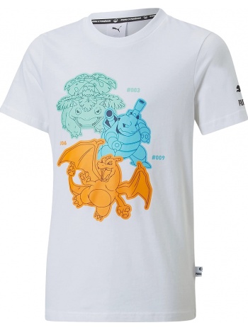 μπλούζα κοντομάνικη puma pokemon tee kids 536429-02 σε προσφορά