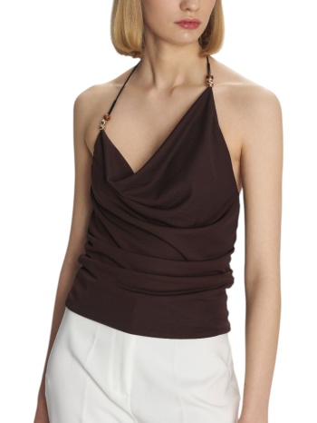 top ale ντραπέ με τιράντες 8921248-brown γυναικείο σε προσφορά