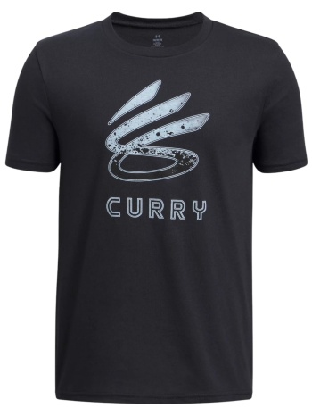 μπλούζα κοντομάνικη under armour curry logo 1387102-002 σε προσφορά