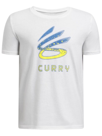 μπλούζα κοντομάνικη under armour curry logo 1387102-101 σε προσφορά