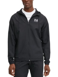 μπλούζα μακρυμάνικη under armour rival wvn windbreaker 1390149-001 ανδρικό