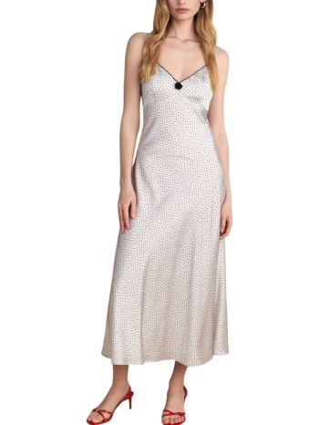 φόρεμα attrattivo πουά με άνοιγμα πίσω 91082766-off white σε προσφορά