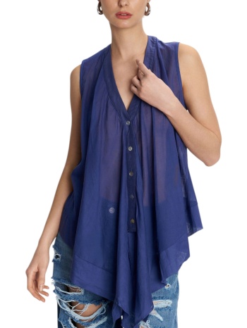 πουκάμισο κοντομάνικο ale αμάνικο με ασυμμετρία σε προσφορά