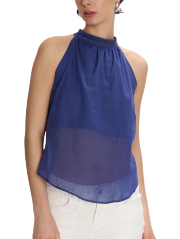top ale halter με δέσιμο στο λαιμό 8921181-blue γυναικείο σε προσφορά