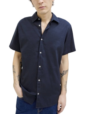πουκάμισο κοντομάνικο jack & jones jjpierre slub σε προσφορά
