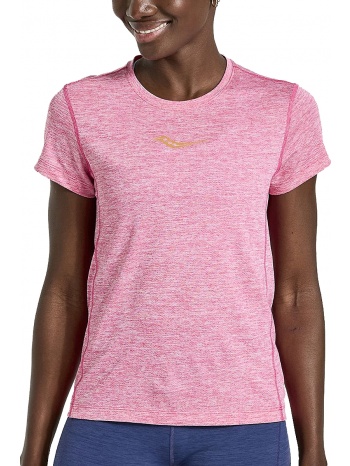 μπλούζα κοντομάνικη saucony stopwatch saw800370-fqh σε προσφορά