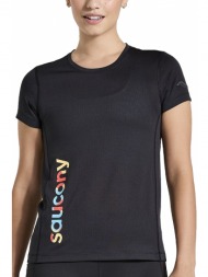 μπλούζα κοντομάνικη saucony stopwatch graphic saw800372-bka2