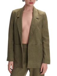 σακάκι ale με πέτο και τσέπες 81014602-light khaki γυναικείο
