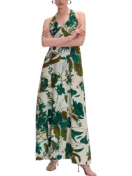 φόρεμα ale αμάνικο με δαντέλα 8921202-multicolor γυναικείο