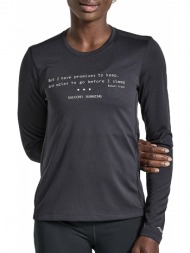 μπλούζα μακρυμάνικη saucony stopwatch graphic saw800405-bka2