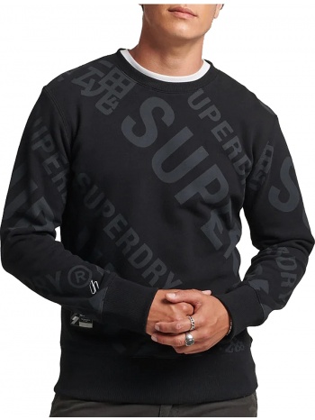 πουλόβερ superdry all over print crew m2012136a-02a