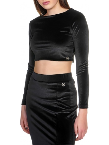 μπλούζα μακρυμάνικη kendall + kylie cropped ls top σε προσφορά