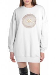 φόρεμα kendall + kylie art patch kkw3711603-off-white