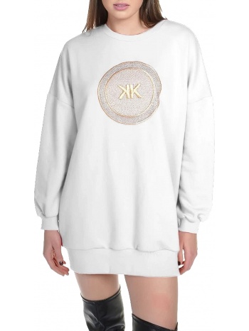 φόρεμα kendall + kylie art patch kkw3711603-off-white σε προσφορά
