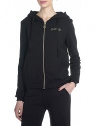 ζακέτα kendall + kylie classic zipper hoody kkw3711611-black