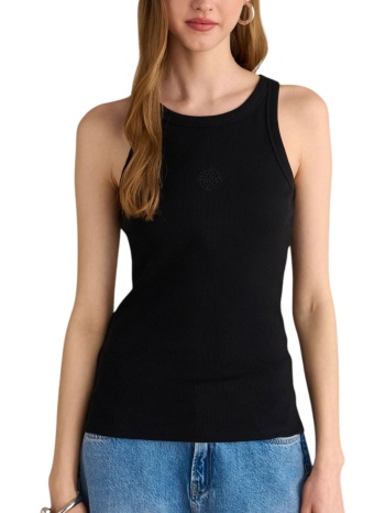 μπλούζα αμάνικη attrattivo με logo 9921303-black γυναικείο σε προσφορά