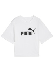μπλούζα κοντομάνικη puma logo relax 684972-02 γυναικείο
