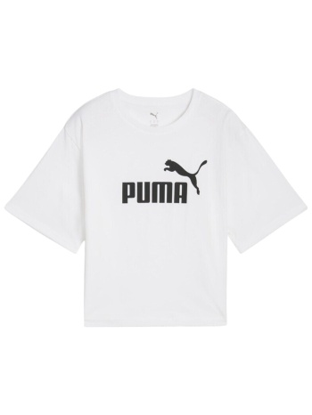 μπλούζα κοντομάνικη puma logo relax 684972-02 γυναικείο