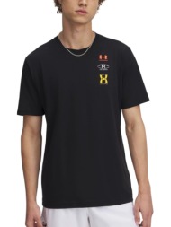 μπλούζα κοντομάνικη under armour 60/40s evol logo 1390165-001 ανδρικό