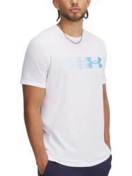 μπλούζα κοντομάνικη under armour lc fly in logo 1390206-100 ανδρικό