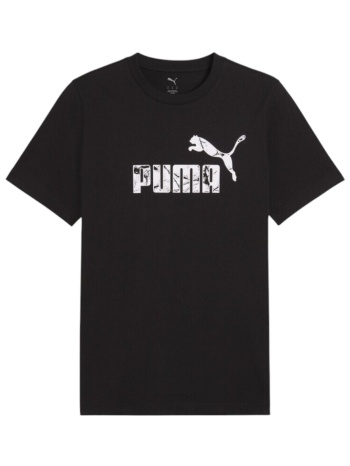 μπλούζα κοντομάνικη puma logo tee 684824-01 ανδρικό σε προσφορά