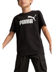 μπλούζα κοντομάνικη puma logo tee b 684906-01 αγόρι