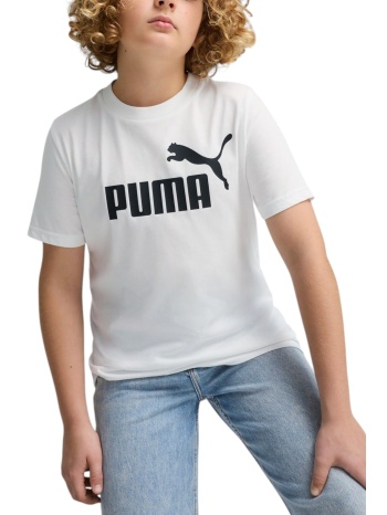 μπλούζα κοντομάνικη puma logo tee b 684906-02 αγόρι