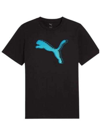 μπλούζα κοντομάνικη puma logo tee 684823-01 ανδρικό σε προσφορά