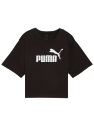 μπλούζα κοντομάνικη puma logo relax 684972-01 γυναικείο