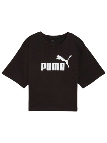 μπλούζα κοντομάνικη puma logo relax 684972-01 γυναικείο