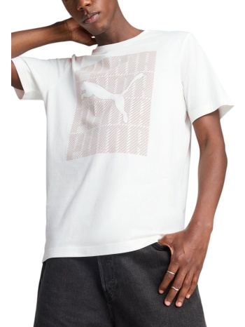 μπλούζα κοντομάνικη puma puma wording tee 684825-02 ανδρικό σε προσφορά