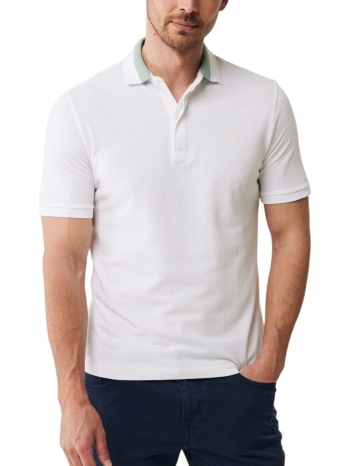 μπλούζα polo mexx polo with colorblock collar ss σε προσφορά
