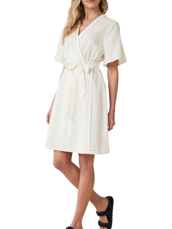 φόρεμα mexx wrap dress with wide sleeves mf006303941w-off σε προσφορά