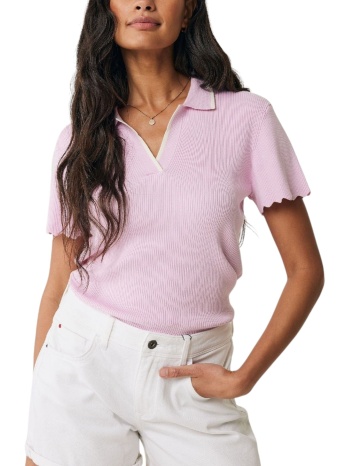 μπλούζα μακρυμάνικη mexx rib knit polo top σε προσφορά