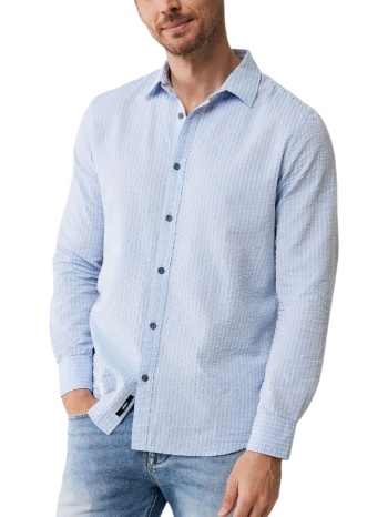 πουκάμισο μακρυμάνικο mexx striped seersucker shirt ls σε προσφορά