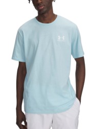 μπλούζα κοντομάνικη under armour sportstyle leftchest 1326799-494 ανδρικό