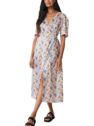 φόρεμα mexx maxi dress with ruffle details mf006305041w-multicolor γυναικείο