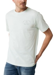 μπλούζα κοντομάνικη mexx t-shirt with chest print ss mf007808041m-mint green ανδρικό