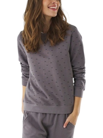 μπλούζα μακρυμάνικη mexx sweater loungewear nt1804013w-dark σε προσφορά