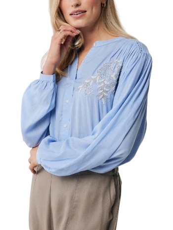 πουκάμισο μακρυμάνικο mexx blouse with chest embroidery σε προσφορά