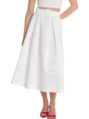 φούστα ale μίντι με ζώνη 8920115c-white γυναικείο σε προσφορά